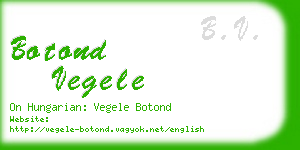 botond vegele business card